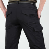 Men's Lightweight Tactical Pants Breathable Summer Casual Army Military Long Trousers Male Waterproof Quick Dry Cargo Pants